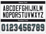 Custom Name Number Mesh Drift Football Jersey Midnight Green Black White Team Personalized Midnight Green Black-White Mesh