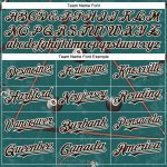 Personalized Custom Name & Number 3D Pattern Midnight Green Brown-White 8 Ball Baseball Jersey for Billiards Snooker Team