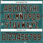 Personalized Custom Name & Number 3D Pattern Midnight Green Brown-White 8 Ball Baseball Jersey for Billiards Snooker Team