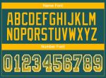 Custom Name and Number Drift Fashion Football Jersey - Personalized Midnight Green Gold-White Mesh Team Gear Personalized