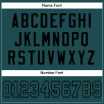 Custom Midnight Green Football Jersey with Personal Name and Number - Authentic Mesh Team Apparel Personalized Midnight Green