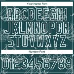 Personalized Midnight Green 3D Pattern Frigate with Seagulls Baseball Jersey Custom Name & Number Authentic Team Shirt Personalized