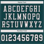 Personalized Midnight Green Football Jersey - White-Black Mesh Authentic Design Personalized Midnight Green White-Black Mesh