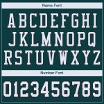Custom Midnight Green Football Jersey with Personalized Name and Number - Authentic White-Black Mesh Team Apparel Personalized