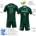Personalized Midnight Green Geometric Shape Volleyball Uniform Jersey for Sublimation Printing Personalized Midnight Green
