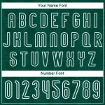 Personalized Midnight Green Geometric Shape Volleyball Uniform Jersey for Sublimation Printing Personalized Midnight Green
