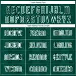 Personalized Midnight Green Geometric Shape Volleyball Uniform Jersey for Sublimation Printing Personalized Midnight Green