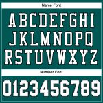 Custom Midnight Green Football Jersey with Name and Number - Authentic Mesh Team Apparel in White and Gray-Black Personalized