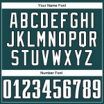 Custom Midnight Green White-Gray Mesh Football Jersey with Personalized Name and Number - Authentic Team Gear Personalized