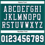 Custom Midnight Green Gray-Navy Authentic Football Jersey with Name & Number - Personalized Team Gear Personalized Midnight
