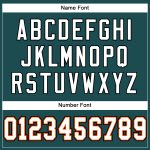 Custom Midnight Green White-Orange Football Jersey with Personalized Name and Number - Authentic Team Gear Personalized Midnight