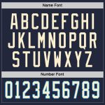 Custom Navy Cream-Blue Hockey Jersey for Men, Women, Kids - Personalized Sports Apparel Personalized Navy Cream-Blue Hockey