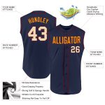 Personalized Baseball Jersey with Custom Name & Number in Navy, Cream & Crimson - Authentic Sleeveless Design Personalized