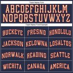 Custom Name Number Personalized Baseball Jersey - Sleeveless Navy Cream Red Authentic Team Jersey Personalized Navy Cream-Red