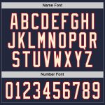 Custom Name Number Personalized Hockey Jersey Navy Cream Red Team Personalized Navy Cream-Red Hockey Jersey Team Custom Name