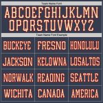 Custom Navy Cream-Red Mesh Football Jersey with Personalized Name and Number - Authentic Team Gear Personalized Navy Cream-Red