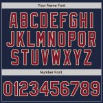 Custom Navy Crimson City Cream Baseball Jersey with Personalized Name & Number - Authentic Team Gear Personalized Navy Crimson-City