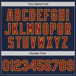 Custom Name and Number Varsity Letterman Jacket - Personalized Navy and Crimson Gold Bomber Personalized Navy Crimson-Gold