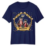Custom Name Number 3D Graduation T-Shirt - Personalized Navy Gold Team Performance Shirt Personalized Navy Gold 3D Graduation
