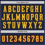 Custom Name and Number Personalized Navy Gold-Crimson Baseball Jersey - Authentic Team Apparel Personalized Navy Gold-Crimson