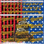Personalized 3D American Flag Baseball Jersey with Eagle, Star, Custom Name & Number in Navy Gold-Red Personalized Navy Gold-Red