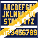 Custom Name Number Basketball Jersey - Personalized Navy Gold-White Modern City Edition Personalized Navy Gold-White Modern
