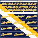Custom Name Number Basketball Jersey - Personalized Navy Gold-White Modern City Edition Personalized Navy Gold-White Modern