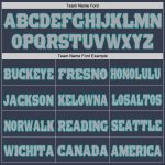 Custom Name Number Authentic Football Jersey Navy Gray Aqua Mesh Personalized Navy Gray-Aqua Mesh Authentic Football Jersey