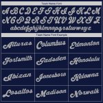 Custom Name and Number Personalized Baseball Jersey - Navy Gray Authentic Team Jersey Personalized Navy Gray Authentic Baseball