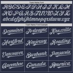 Personalized Authentic Throwback Baseball Jersey in Navy Gray Mesh Personalized Navy Gray Mesh Authentic Throwback Baseball