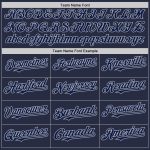 Personalized Custom Name Number Navy Gray Mesh Baseball Jersey - Authentic Throwback Team Jersey Personalized Navy Gray Mesh