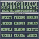 Custom Authentic Football Jersey - Personalized Navy Gray-Neon Green Mesh with Name and Number Personalized Navy Gray-Neon