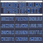Custom Name and Number Personalized Baseball Jersey - Navy Gray-Royal Mesh Authentic Throwback Personalized Navy Gray-Royal