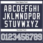 Custom Name and Number Personalized Baseball Jersey - Navy Gray-Royal Mesh Authentic Throwback Personalized Navy Gray-Royal