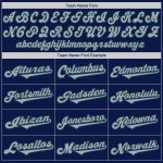 Custom Navy Gray-Teal Baseball Jersey with Personalized Name and Number - Authentic Team Apparel Personalized Navy Gray-Teal