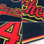 Custom Navy Gray-Teal Baseball Jersey with Personalized Name and Number - Authentic Team Apparel Personalized Navy Gray-Teal