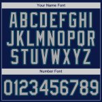 Custom Navy Gray-Teal Baseball Jersey with Personalized Name and Number - Authentic Team Apparel Personalized Navy Gray-Teal