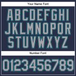 Custom Name Number Personalized Navy Gray Teal Baseball Jersey Authentic Sleeveless Team Design Personalized Navy Gray-Teal