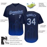 Custom Dallas City Edition Navy Gray Thunder Blue 3D Baseball Jersey for Men with Personalized Name and Number - Authentic Fashion Style