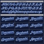 Custom Dallas City Edition Navy Gray Thunder Blue 3D Baseball Jersey for Men with Personalized Name and Number - Authentic Fashion Style