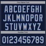 Custom Dallas City Edition Navy Gray Thunder Blue 3D Baseball Jersey for Men with Personalized Name and Number - Authentic Fashion Style