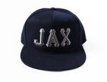 Custom Name Number Snapback Hat Adjustable Personalized Navy Gray White Stitched Team Cap Personalized Navy Gray-White Stitched