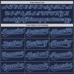 Custom Navy Blue Light 3D Abstract Network Baseball Jersey with Personalized Name and Number Personalized Navy Light Blue