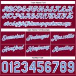 Custom Name Number Basketball Shorts - Personalized Navy Light Blue Maroon Authentic Throwback Fashion Split Design Personalized