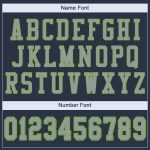 Customizable Navy Gray Neon Green Mesh Football Jersey with Team Name and Number Personalized Navy Light Gray-Neon Green