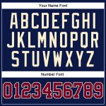 Custom Name Number Throwback Basketball Jersey - Personalized Authentic Navy Maroon Cream Team Jersey Personalized Navy Maroon-Cream