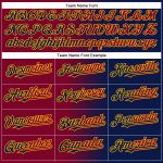 Custom Name Number Softball Jersey Unisex Fashion Two-Button Navy Maroon Gold Gradient - Personalized Team Apparel Personalized