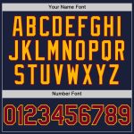 Custom Name and Number Baseball Jersey - Personalized Authentic Navy Maroon Gold Line Team Jersey Personalized Navy Maroon-Gold