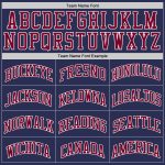 Custom Name and Number Authentic Basketball Jersey - Personalized Navy Maroon-White Throwback Design Personalized Navy Maroon-White