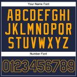 Personalized Navy Gold Baseball Jersey for Authentic Team Spirit Personalized Navy Navy-Gold Authentic Baseball Jersey